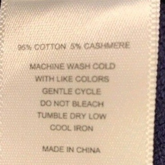 Hickey Freeman Mens M Purple Cotton Cashmere Blend Pullover Sweater - Picture 10 of 10